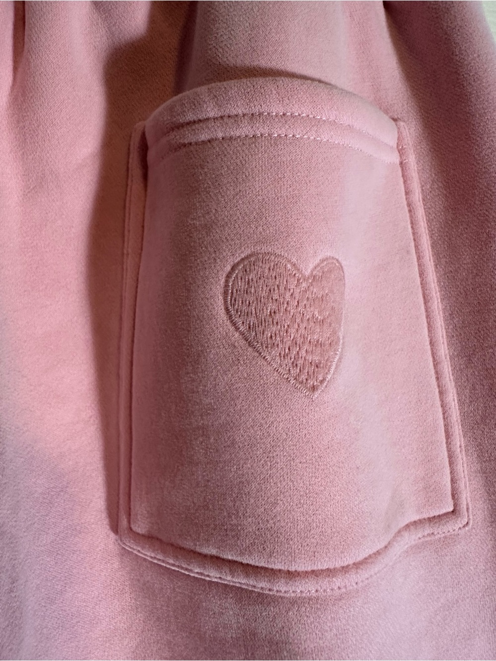 Comfrt Casual Pink Wide-Leg Sweatpants with Elastic Waist - Picture 4 of 7